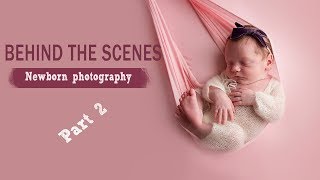 Newborn Photography Photoshoot BEHIND THE SCENES | Using an Ottoman Prop PART TWO