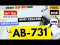 🚀 CRACKED AB-731 Exam in Just 6 Hours | AI Transformation Leader | Exam Tips | PDF