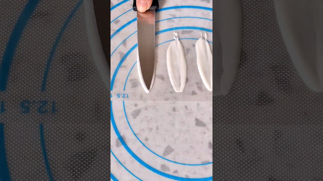 To easily make chocolate feathers. 