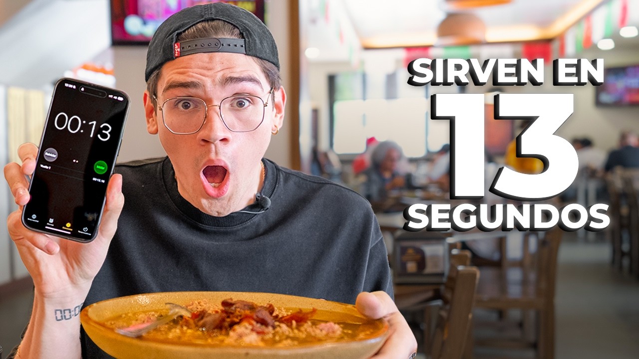 EL RESTAURANTE MÁS RÁPIDO DEL MUNDO | RÉCORD GUINNESS🏅