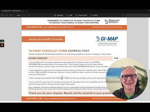 GI Map Australia collection instructions