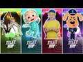 Spider House Head vs Cocomelon vs D Billions vs Sheriff Labrador.....Tiles Hop EDM Rush Gameplay🤪😜