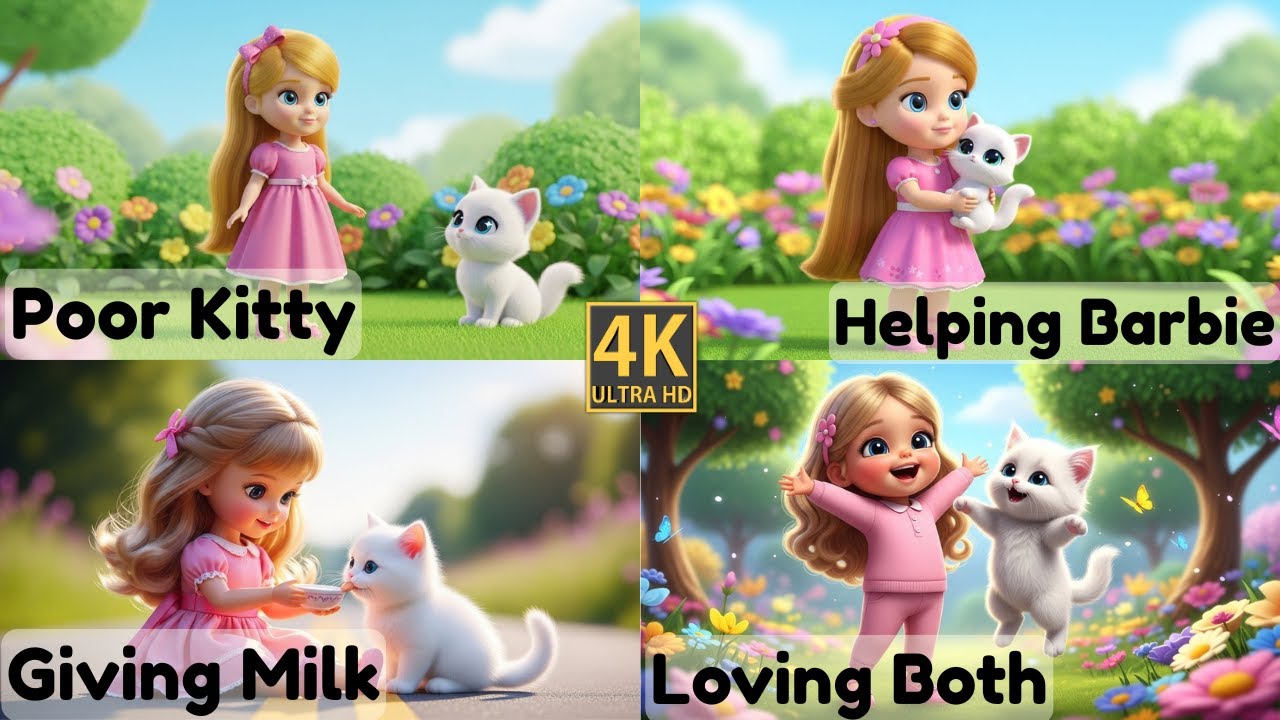 Barbie and Cat love| 