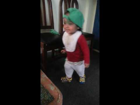Cute little elbik's dance