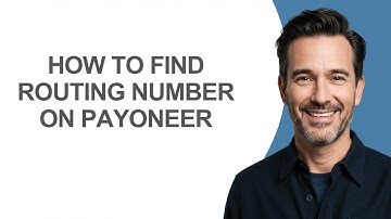How To Find Routing Number On Payoneer - KevinHowTo
