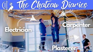 It's ALL HANDS ON DECK in the Kitchen + Creating the Floor Plans for the New Chateau Bedrooms!  🛠️