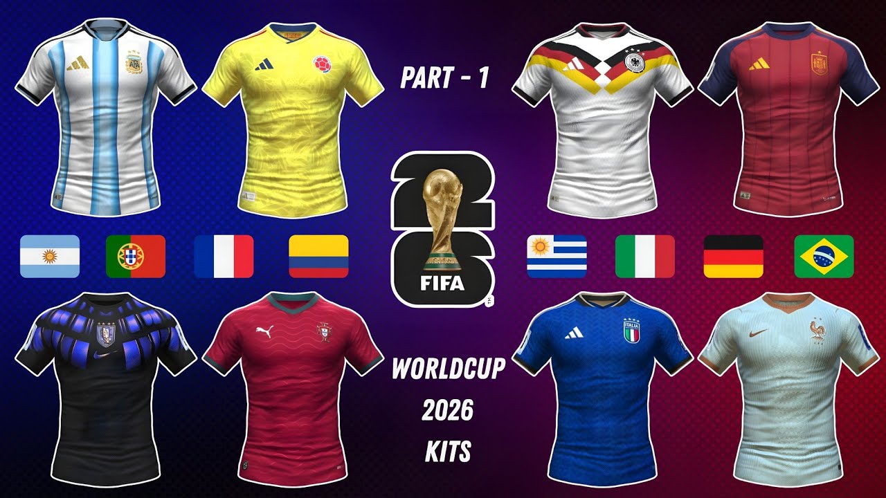 FIFA WORLD CUP 2026 CONFIRMED, LEAKED & CONCEPT KITS | ARGENTINA