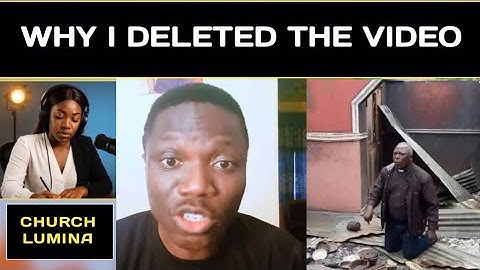 Preacher who spoke about Christian Genocide Explain why He deleted his video. 