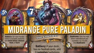 My Home Deck: Midrange Pure Paladin! Press that Button!! | Murder at Castle Nathria | Hearthstone