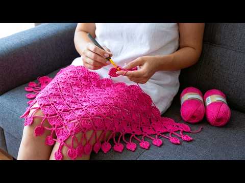 Oh my God, it's so cool! You can feel cool too with this crochet bandana. 😉