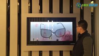 Linch Display 55 inch Transparent LCD Touch Screen Showcase