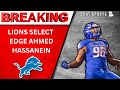 Detroit Lions Draft Edge Ahmed Hassanein In Round 6 | 2025 NFL Draft