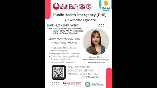 PHE Unwinding Update by Dinh Ly (English)
