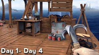 Raft Survival Day 1 to Day 4 | Gameplay Walkthrough ( Android & iOS ) screenshot 3