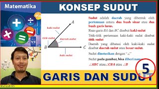 KONSEP SUDUT - GARIS DAN SUDUT (5) - MATEMATIKA SMP KELAS 7