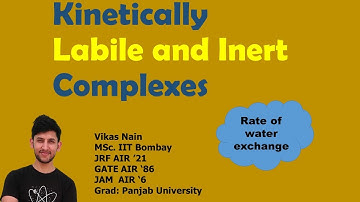 Labile and Inert Complexes | Rate of water exchange | Coordination Chemistry