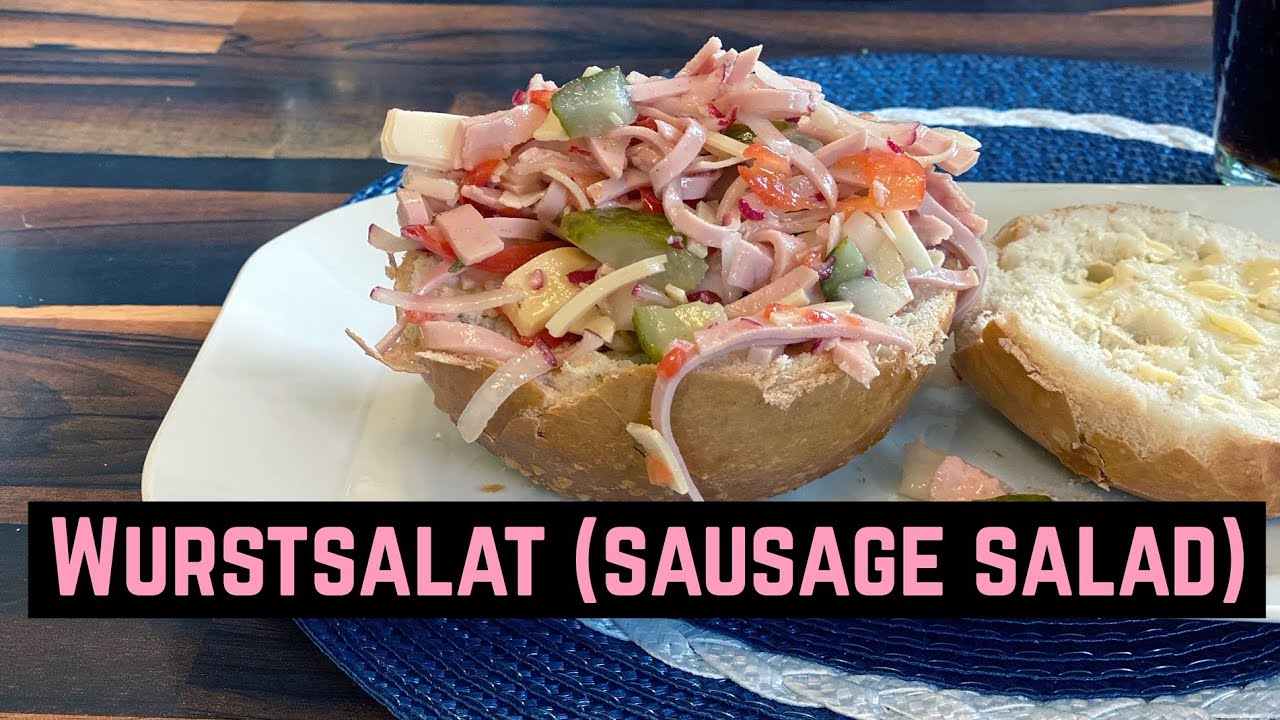 How To Prepare A German Wurstsalat (Sausage Salad) YouTube