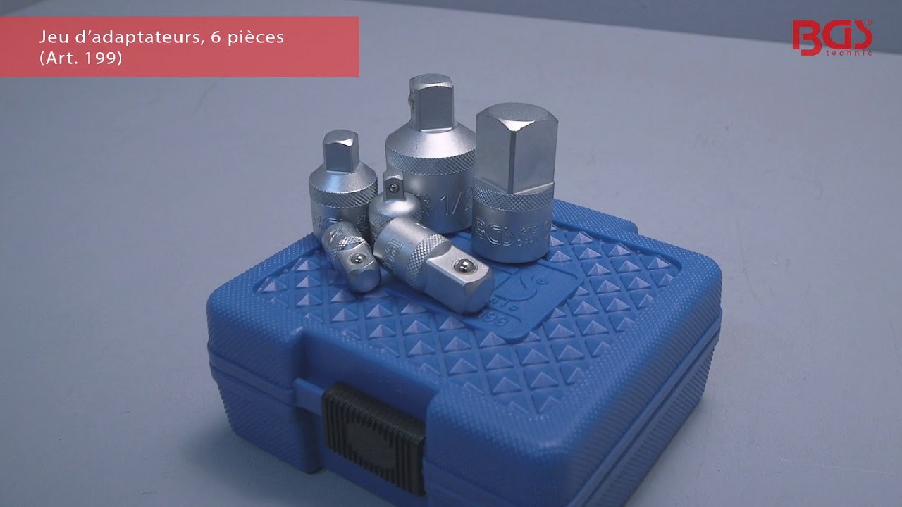 Jeu d’adaptateurs de douilles | 6 pièces