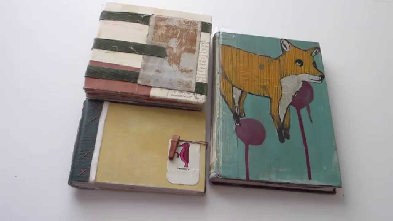 Handmade Sketchbook / Art Journal Walkthrough 1 YouTube