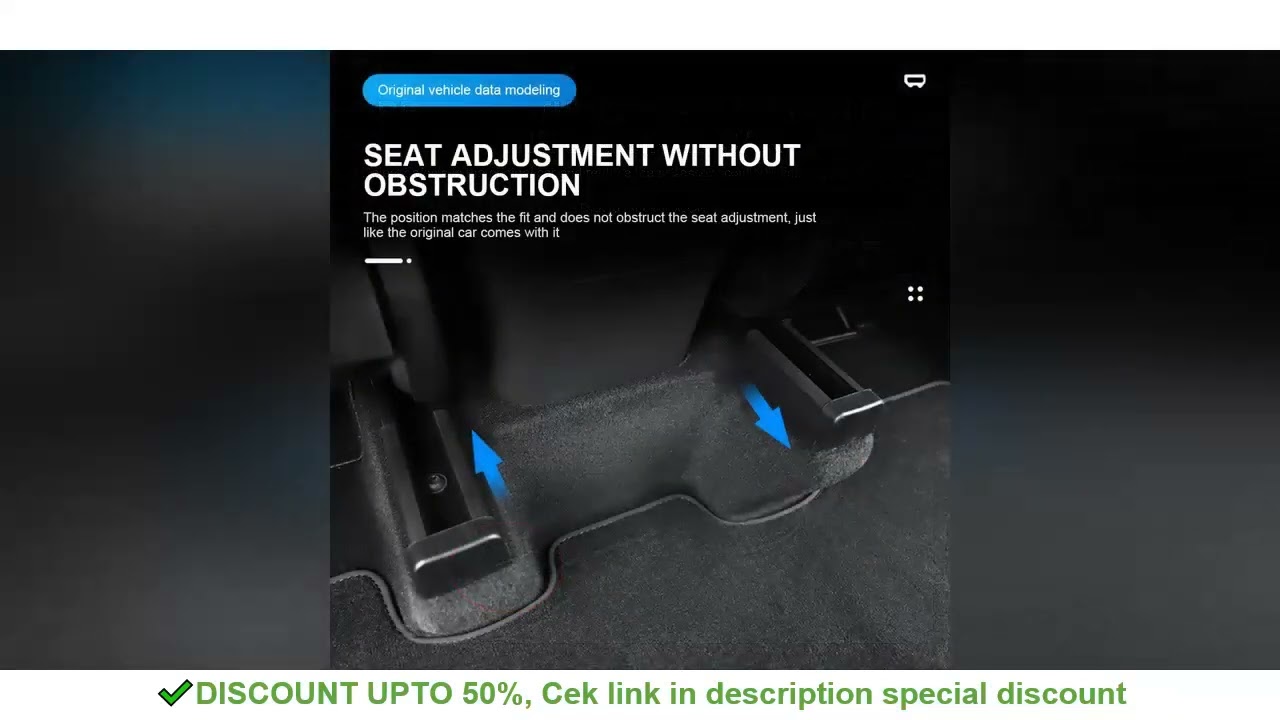 Rubber Plug Protection Anti-collision Seat Rail Cover Anti-kick Rear Seat Moving Rails for Tesla Mod