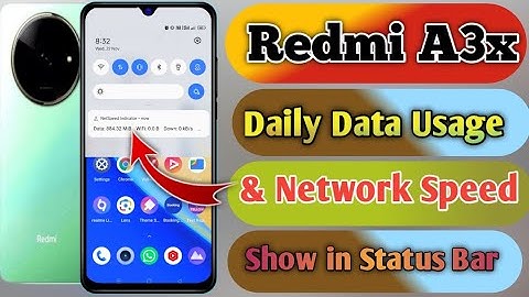how to show daily data usage in redmi a3x | redmi a3x Show daily data usage, redmi a3x data setting