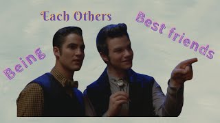 Klaine being each others best friends