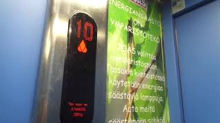 Old 1980 VALMET-Schlieren Tr. Elevators (mb KONE 2008)@TOAS Mikontalo B, Hervanta, Tampere, FIN