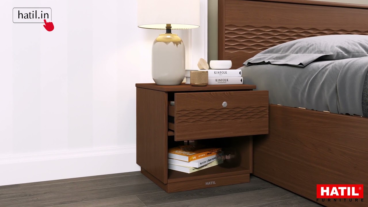 Runnel 121| Bed-side Table| Bedroom Furniture| HATIL India - YouTube