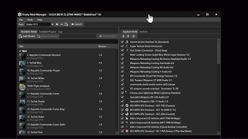 Frosty Mod Manager - Menu