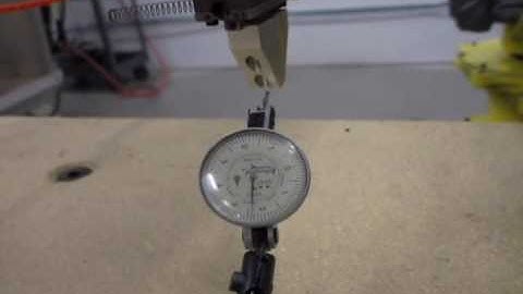 Fanuc robot accuracy/repeatability test