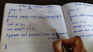 Java Program to find Area of a square in Tamil| Java basic programs| Java for beginners in Tamil