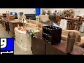 GOODWILL FURNITURE DESKS ARMCHAIRS SOFAS CHRISTMAS DECOR SHOP WITH ME SHOPPING STORE WALK THROUGH