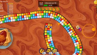 160 🍫🍫🍩Chocolate day special! brand new worms zone event gameplay🌟