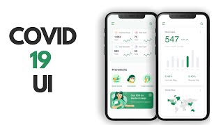 How To Make COVID-19 App Part 2 - Flutter UI - Speed Code | Technical Ansar | 2020 | 2021