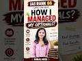 How I Managed My Optional | Minal Negi IAS Rank 66 #awfg #sfg #forumias #mgp #upsc #cse #ias #ips