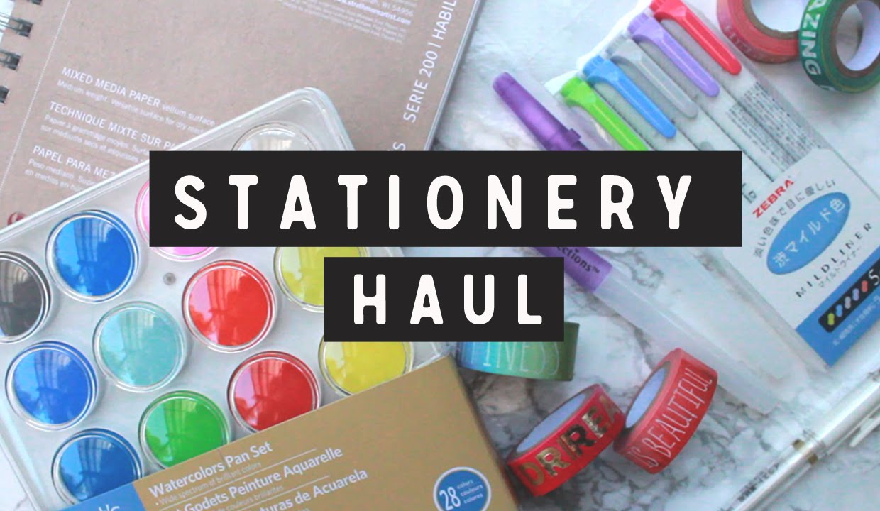 stationery haul michaels aaron