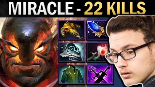 Ember Spirit Dota Gameplay Miracle with 22 Kills and Malevolence