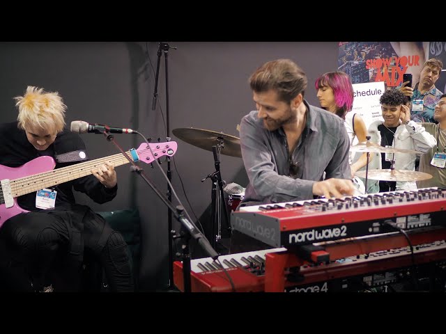 Nord at NAMM 2024: Joel Lyssarides ft. Henrik Linder u0026 Roni Kaspi class=