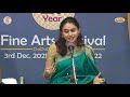 Bhargavi venkatramvocal  mudhras 27th fine arts festival