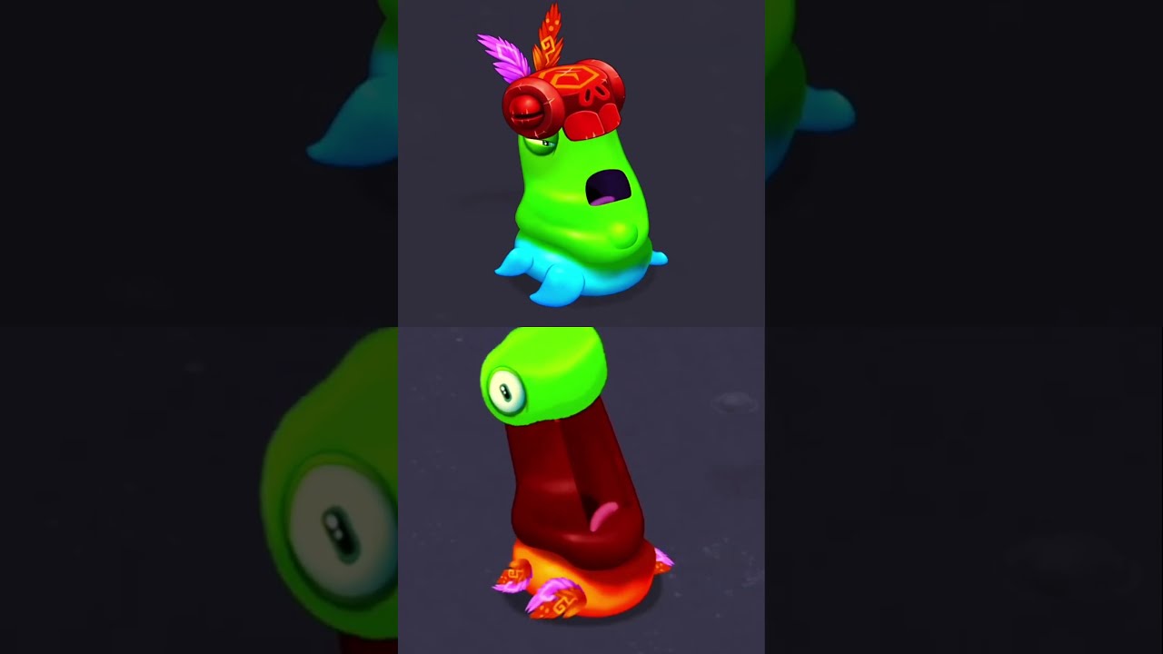 Yelmut On Light Island Original VS Twisted Version My Singing Monsters MSM Pixel