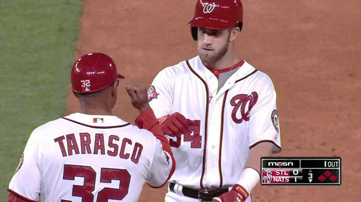 STL@WSH: Harper chops RBI single through left side