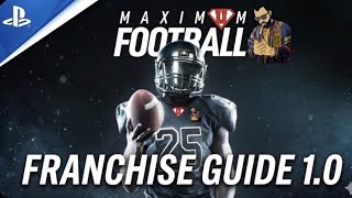Maximum Football Franchise Guide 1 0