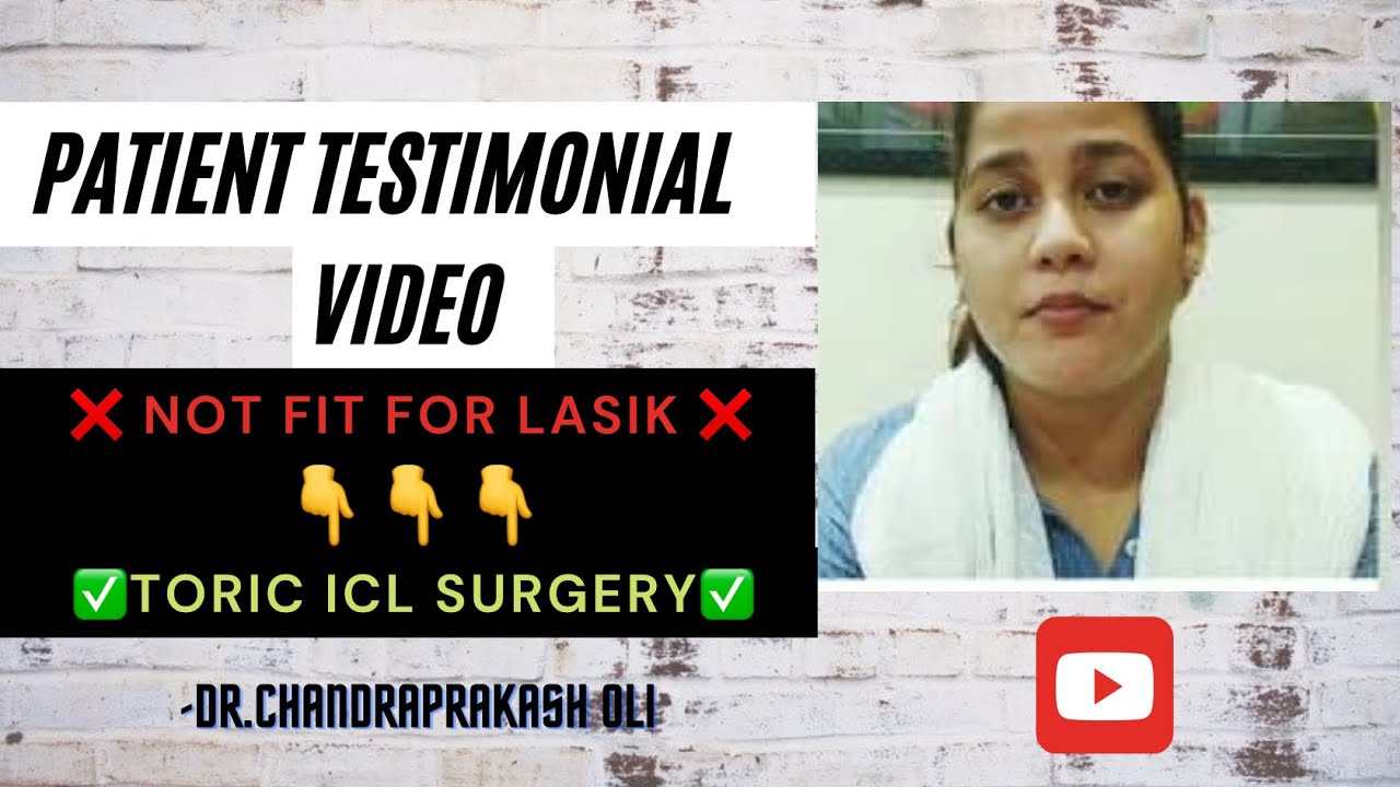 Patient Testimonial Video High Myopia Thin Cornea Not Fit For LASIK l 