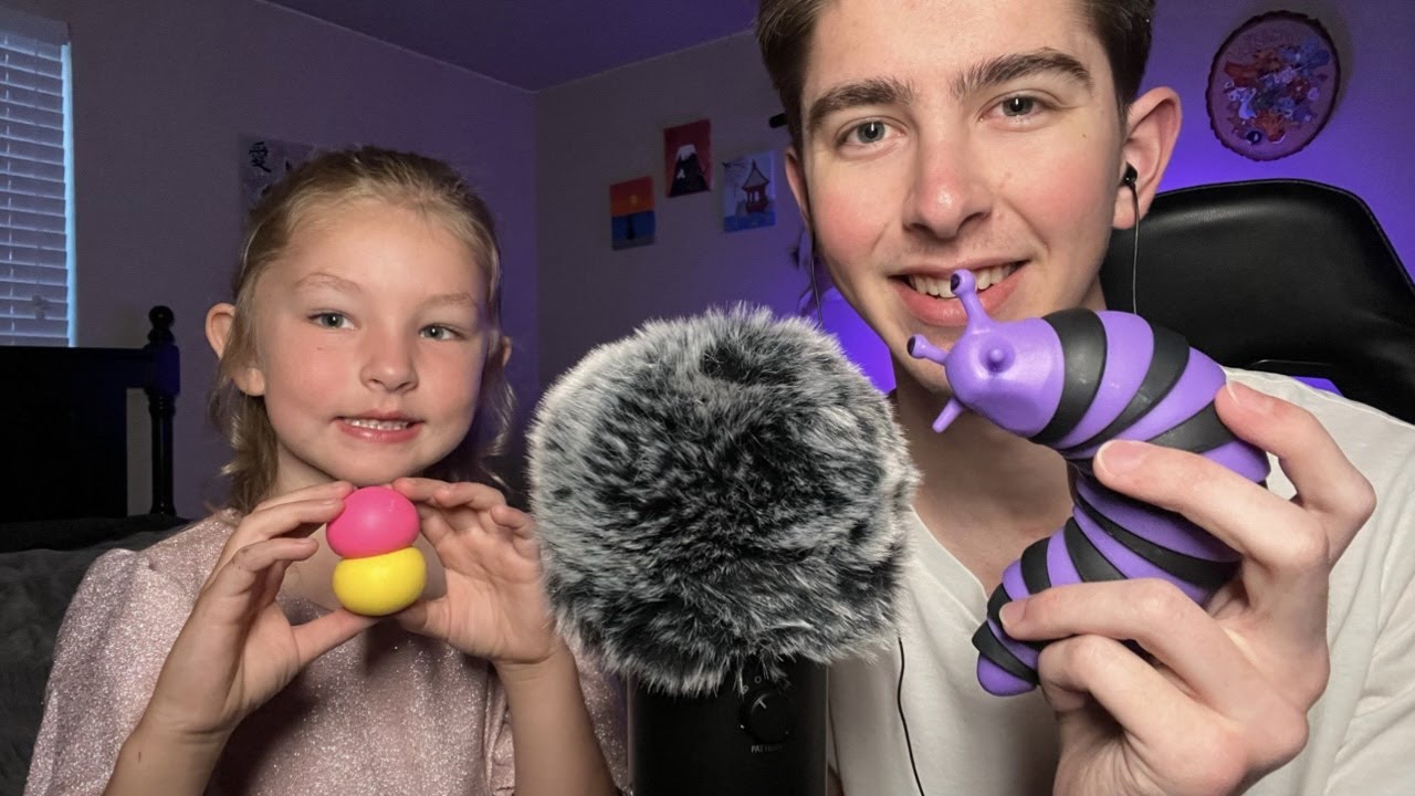 ASMR My 6 Year Old Sister Tries To Give You Tingles in 14 Minutes