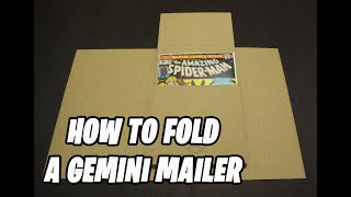 How to Fold a Gemini Mailer for Shipping Comic Books