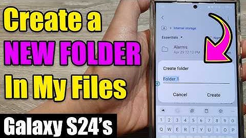 Galaxy S24/S24+/Ultra: How to Create a NEW FOLDER In My Files