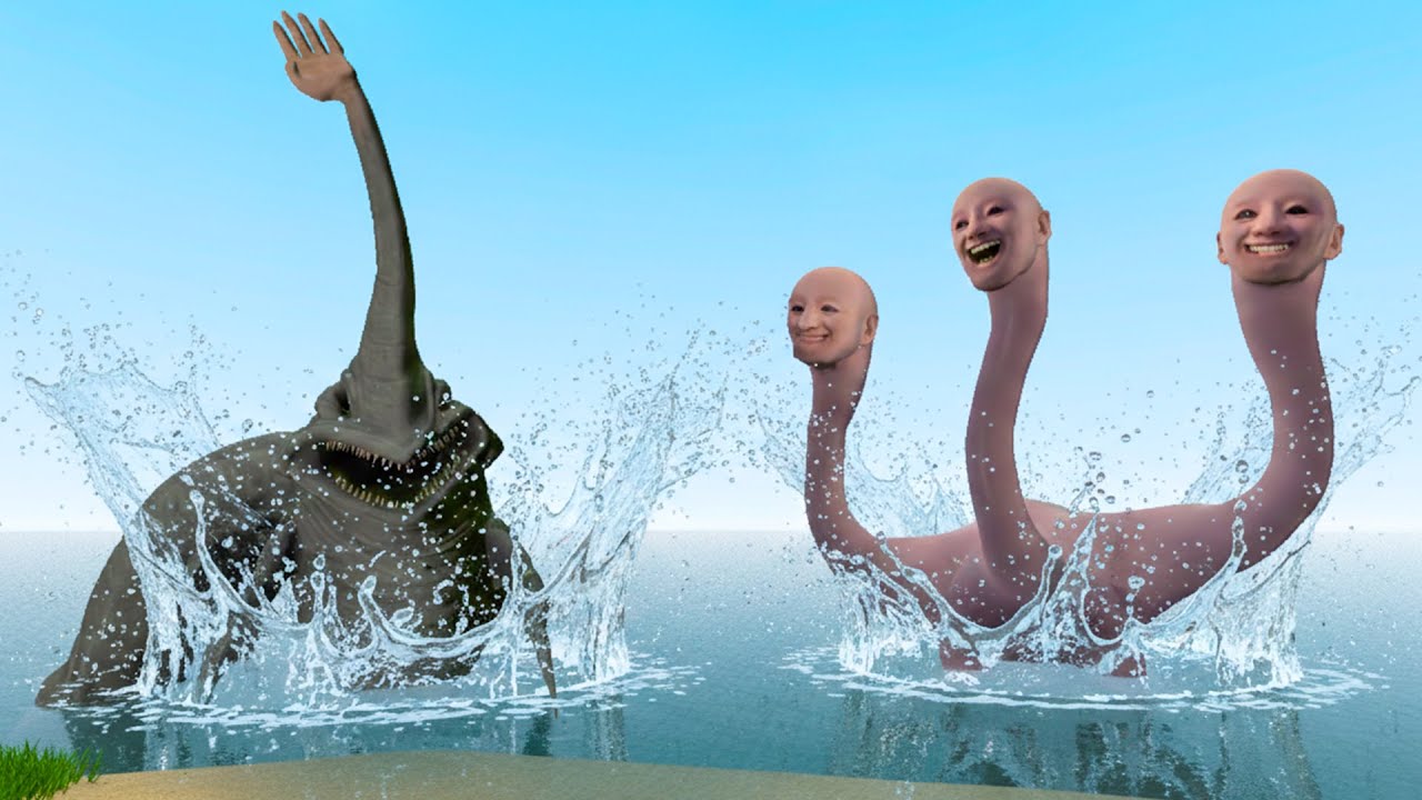 NEW HAND SEA MONSTER VS WE SWAM TOO FAR IN THE OCEAN! in Garry's Mod!