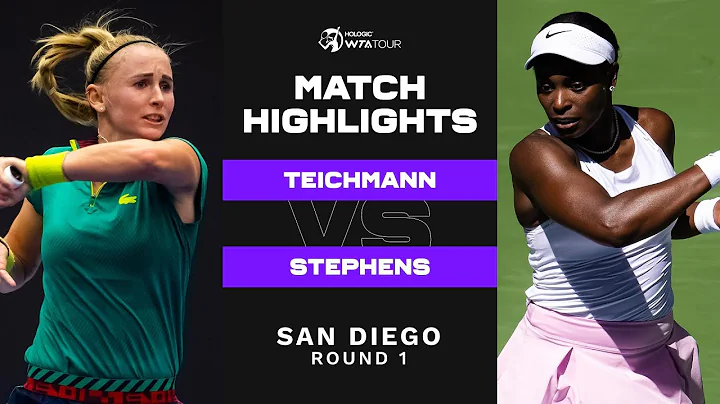 Jil Teichmann vs. Sloane Stephens | 2022 San Diego...