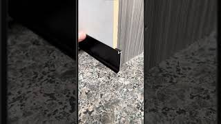 Aluminum Wall Panel Skirting Board Installation | Modern Interior Finishing Solution