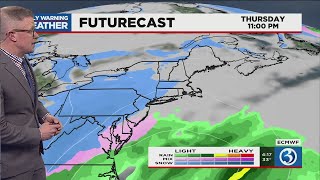 FORECAST: Tracking snow possible for Thursday night into Friday morning